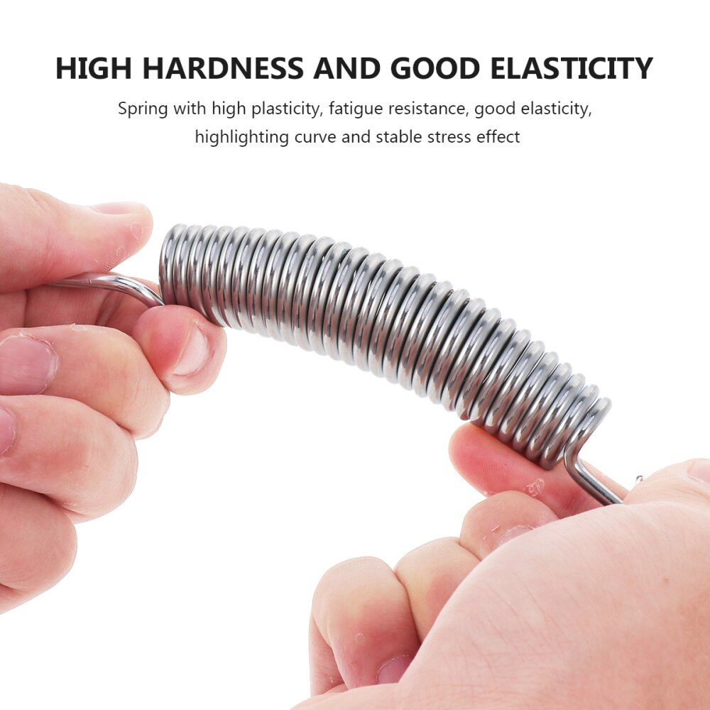 20PCS Trampoline Springs Stainless Steel Tension Spring Versatile Double Hook Spring Sturdy Extension Spring for Home Store Use
