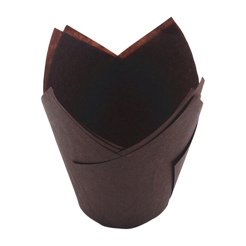 50pc gazeta styl foremka do babeczek papilotki do pieczenia na wesele Caissettes tulipan Muffin babeczka kubek papierowy olejoodporny ciasto Wrapper: 8