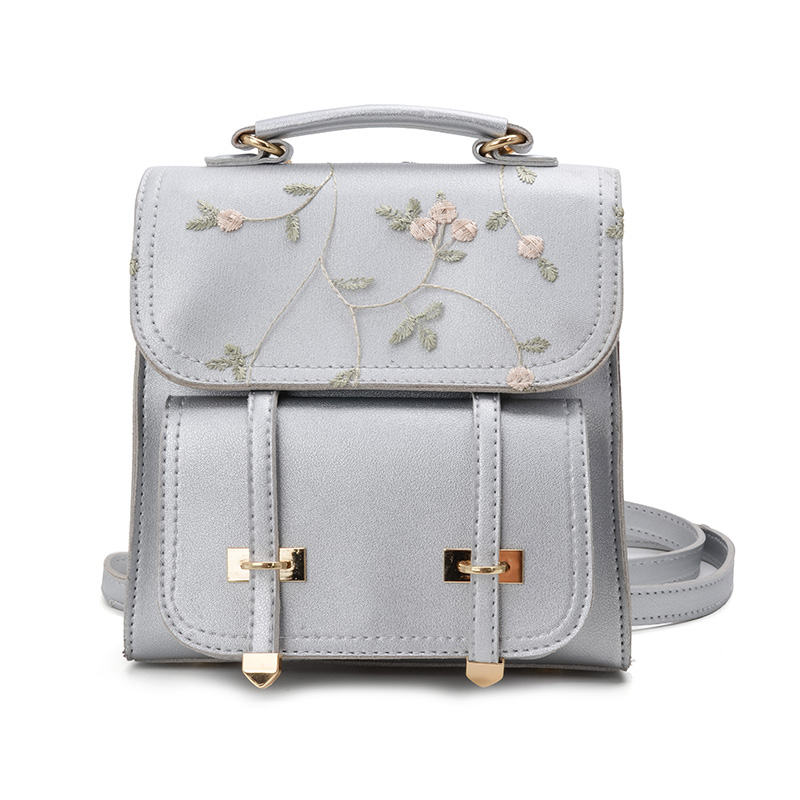 WENYUJH femmes sac à dos de jeunesse en cuir cordon sacs à dos pour adolescent filles femme école sac à bandoulière mochila: sliver