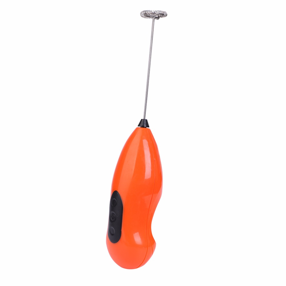 Mini mezclador eléctrico portátil con mango de 21,5 CM de Fry's Store, batidor de leche, batidor de huevos, batidor de espuma, batidor, batidor de color al azar