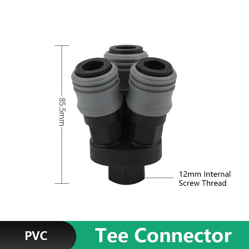 2PCS PVC Pneumatic fitting High pressure coupling Air Hose Quick compressor connector Thread Pneumatic Quick Coupling