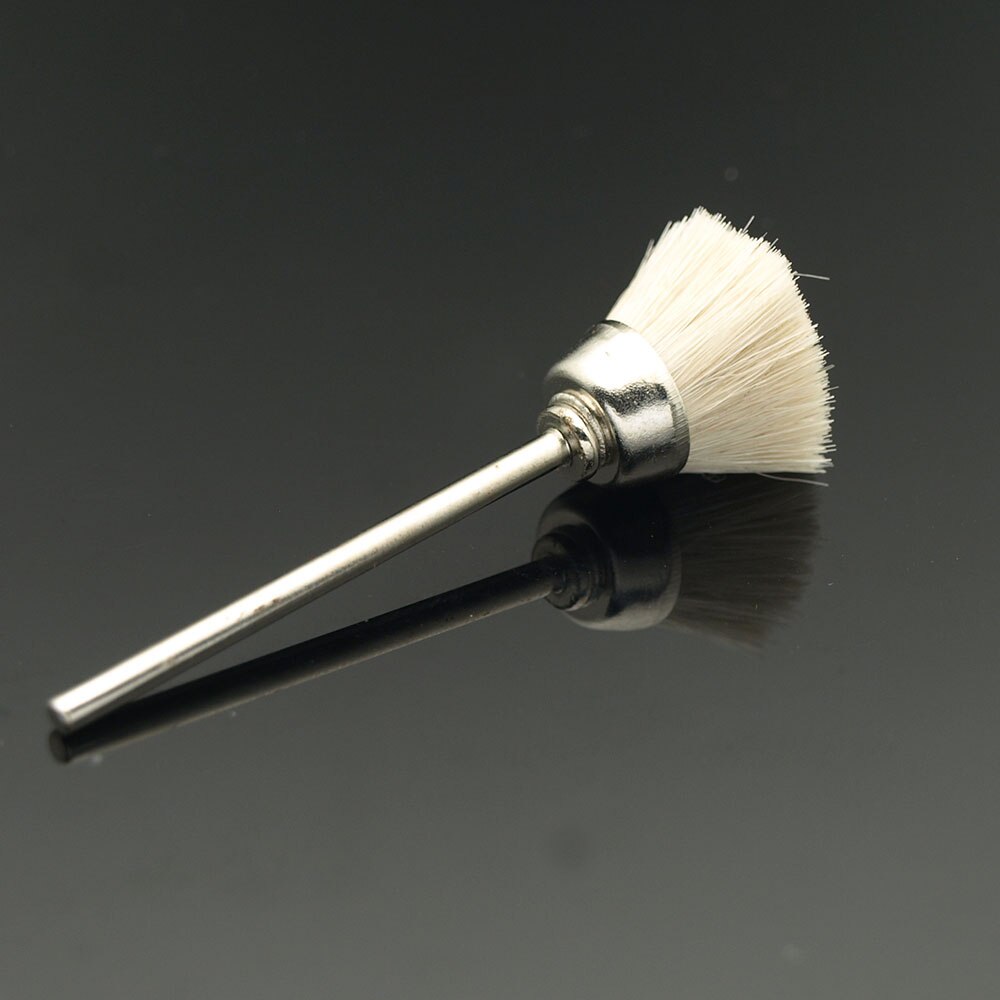 EasyNail-cepillo de limpieza de uñas Cobre dorado, herramienta portátil de acero plateado, para taladros eléctricos de manicura, 1 unidad: 2.35mmGold