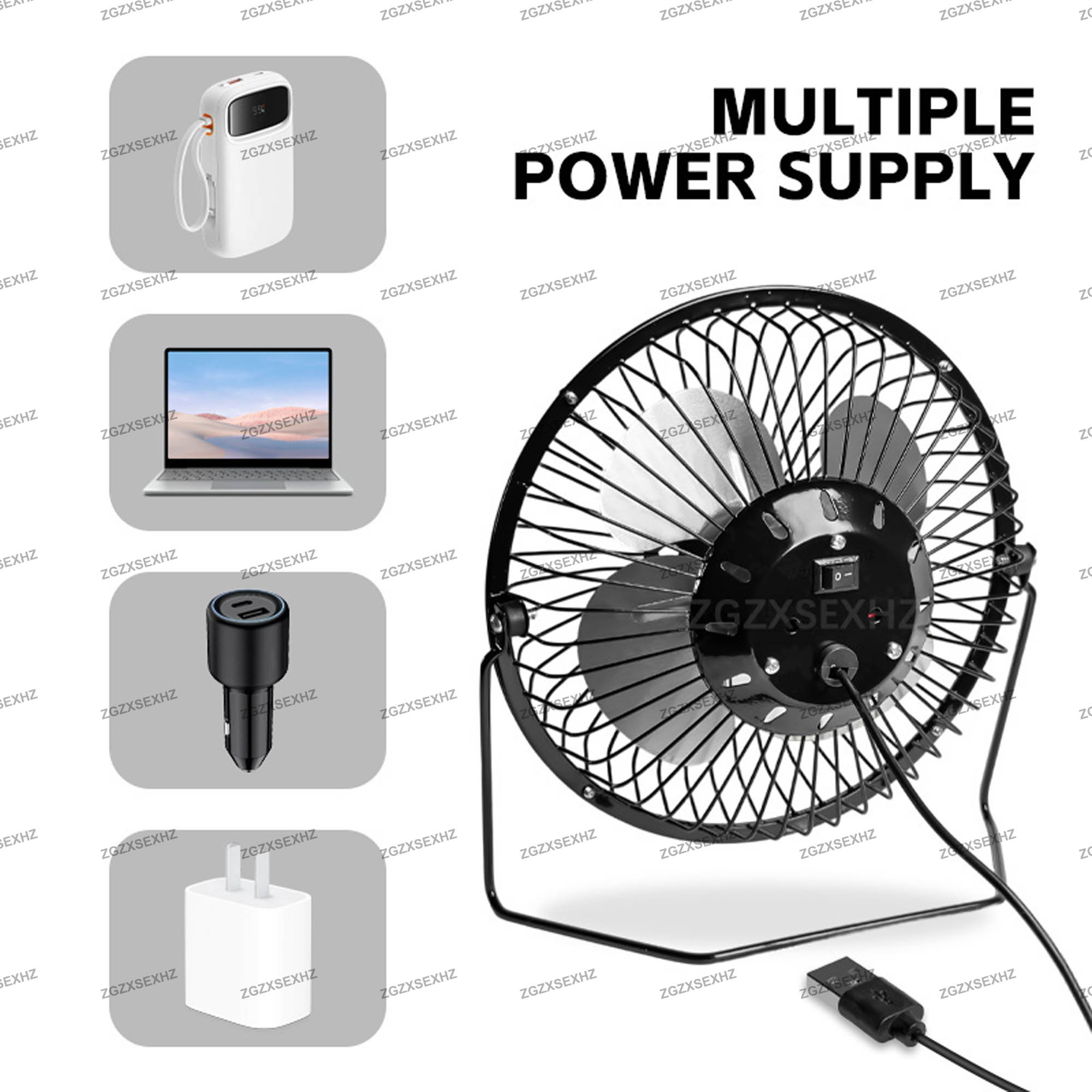 10w panele słoneczne, przenośny mini wentylator usb z ładowarką, obrotowy, cichy, silny wiatr, do użytku na zewnątrz, na kempingu, na biurku, na stole, do komputera