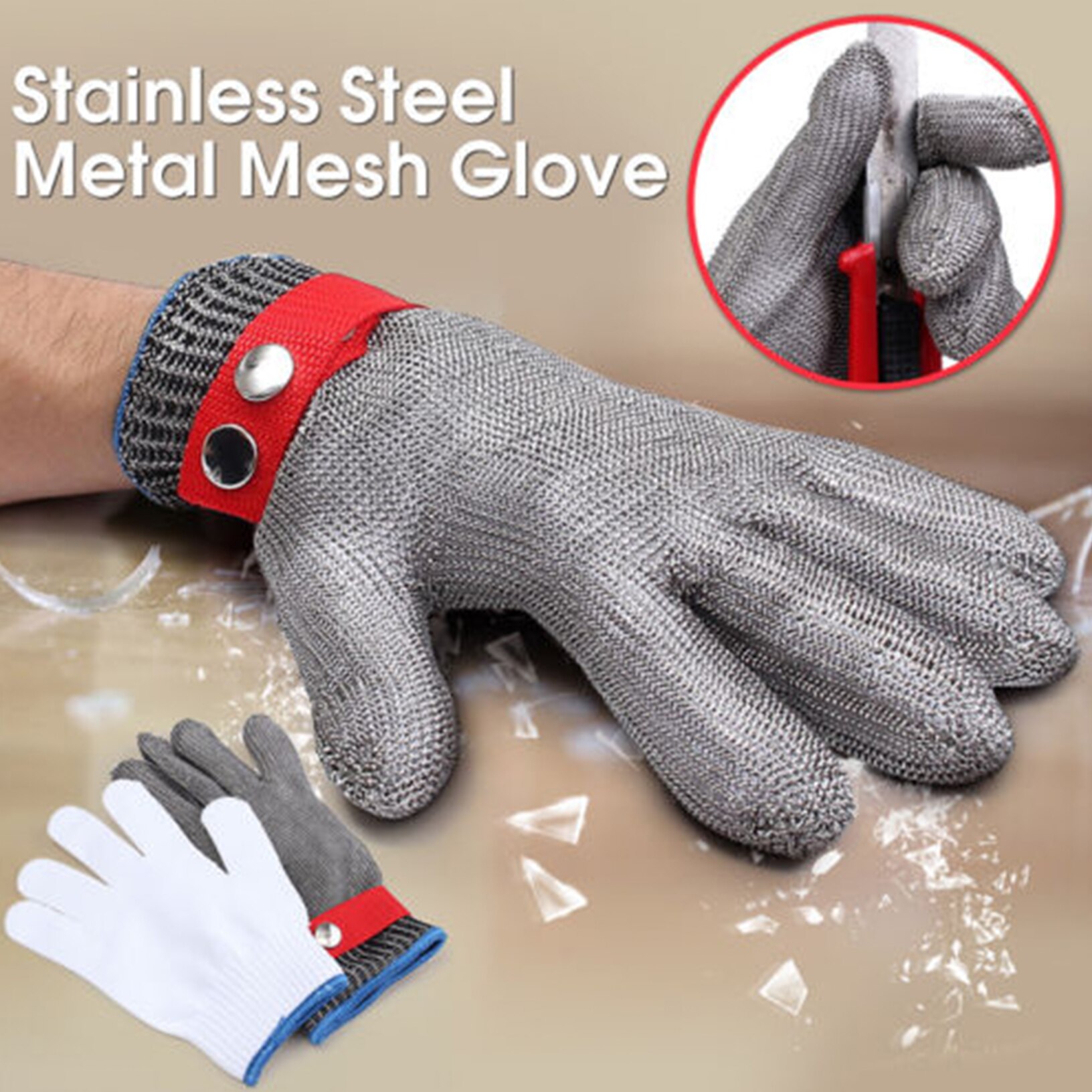 Slager Werken Handschoen Rvs Metalen Mesh Veilighe... – Vicedeal
