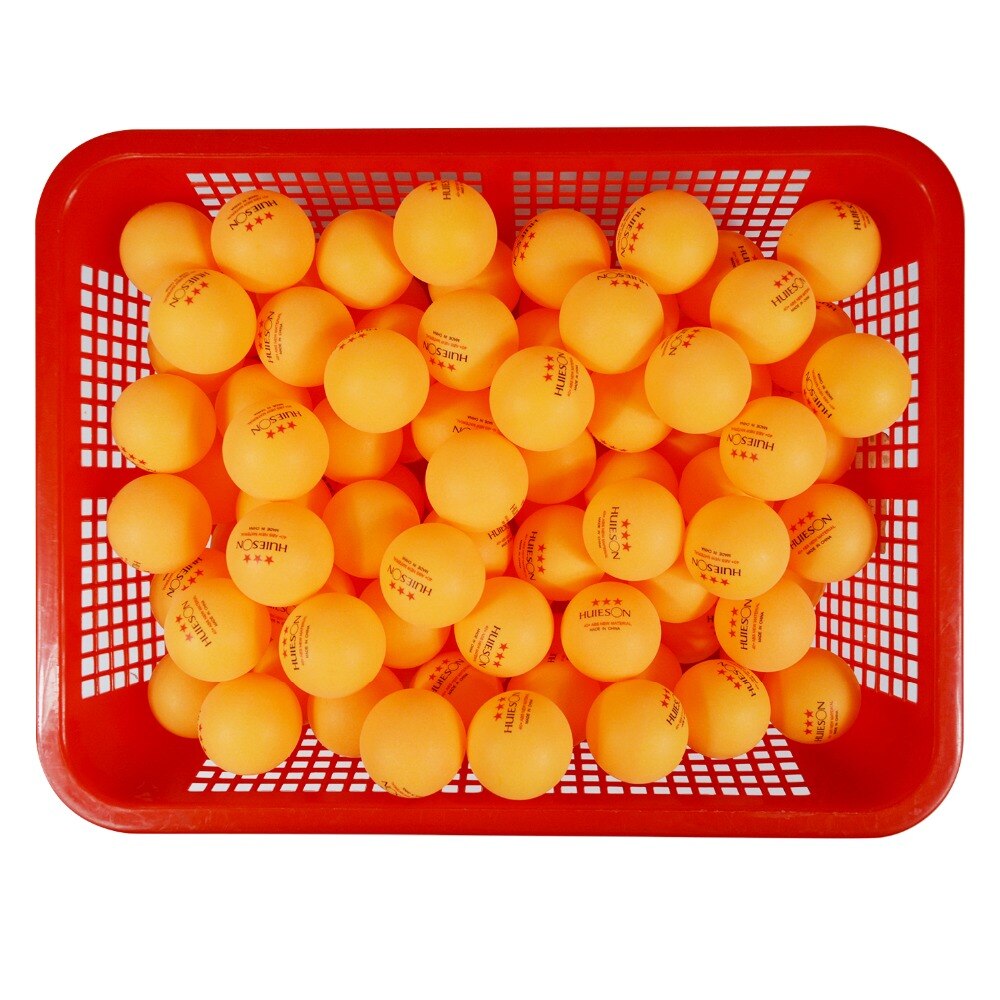 Huieson 30 50 100 Inglese Nuovo Materiale Da Tavolo Palle Da tennis 3 stella 40 + ABS di Plastica ping Pong Palline Da ping palle da tennis di Formazione