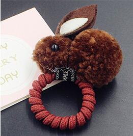 Cute Rabbit Hairpin Hair Ring: 31