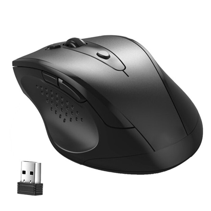 Ratón óptico inalámbrico con Bluetooth para juegos, dispositivo de 1200DPI, USB, para ordenador portátil, 2,4 GHz, 6 teclas, receptor USB,