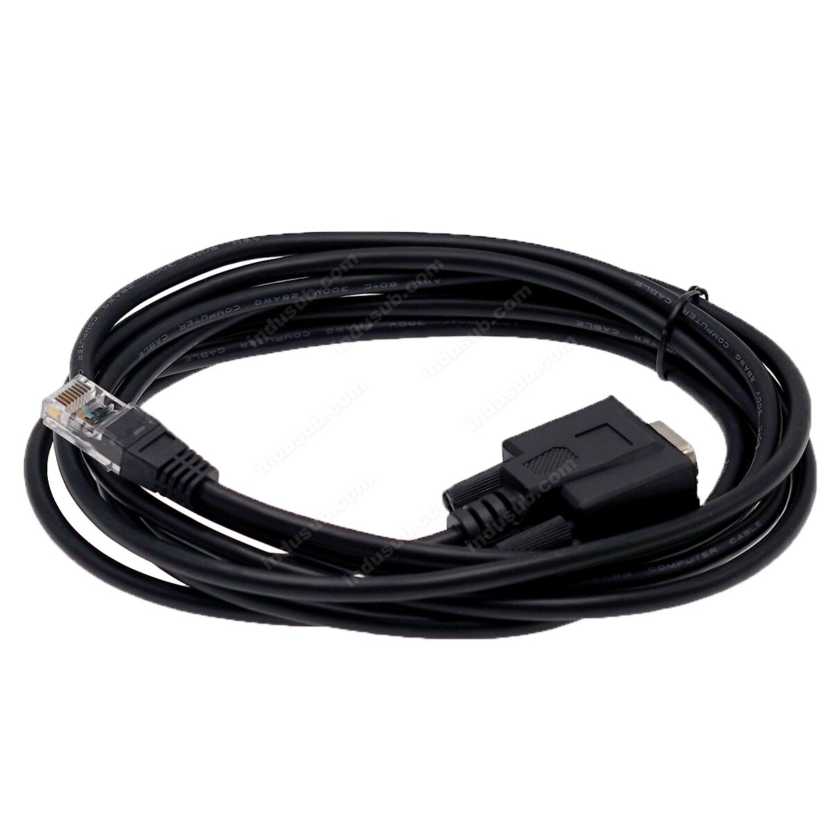 Compatible PLC Cable EH-VCB02 for EH series PLC, RS232, EM,E-28B 16-pin E-40/ EC-Round, OEM EHVCB02: Default Title