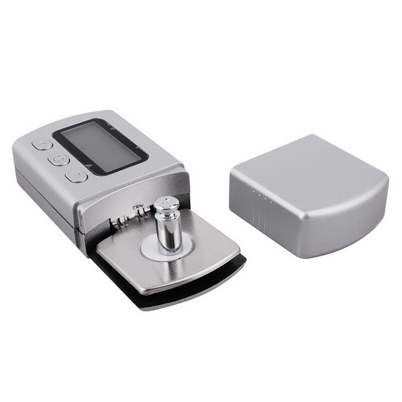Mini Digital Turntable Stylus Force Scale Gauge Led Dzr Arm Load Meter Vesion For Phono Portable Digital Scale: Silver
