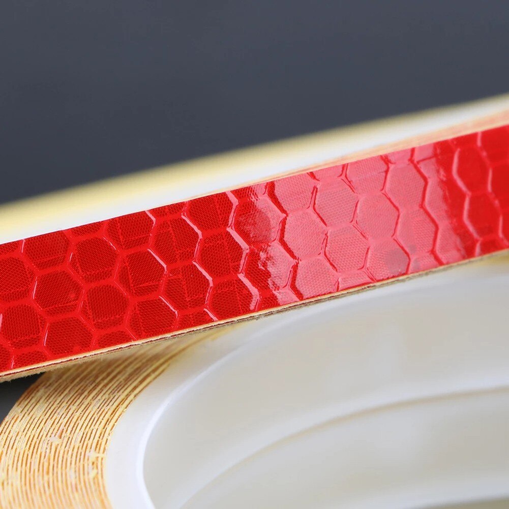 Reflective Tape PVC Bicycle Wheels Reflect Fluorescent Stickers Bike Reflective Sticker Strip Tape For Cycling Warning Safety