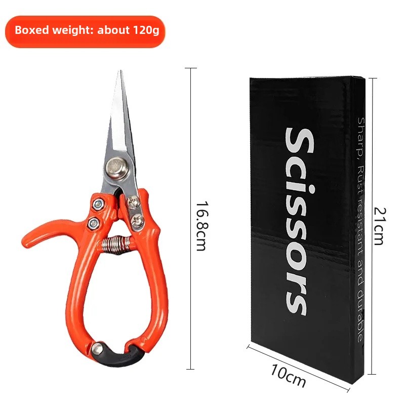 Garden Pruning Scissors Tree Branch Trimming Tool Energy Saving Flower Cutting Scissors Tree Branch Cutting Tool Garden Tools: black