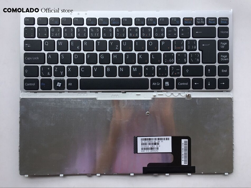 Spanish Arabic Czech French Italian Turkish Keyboard for Sony Vaio VGN-FW FW11 FW130 FW139 FW140 FW145 FW150 FW160 FW170 Series