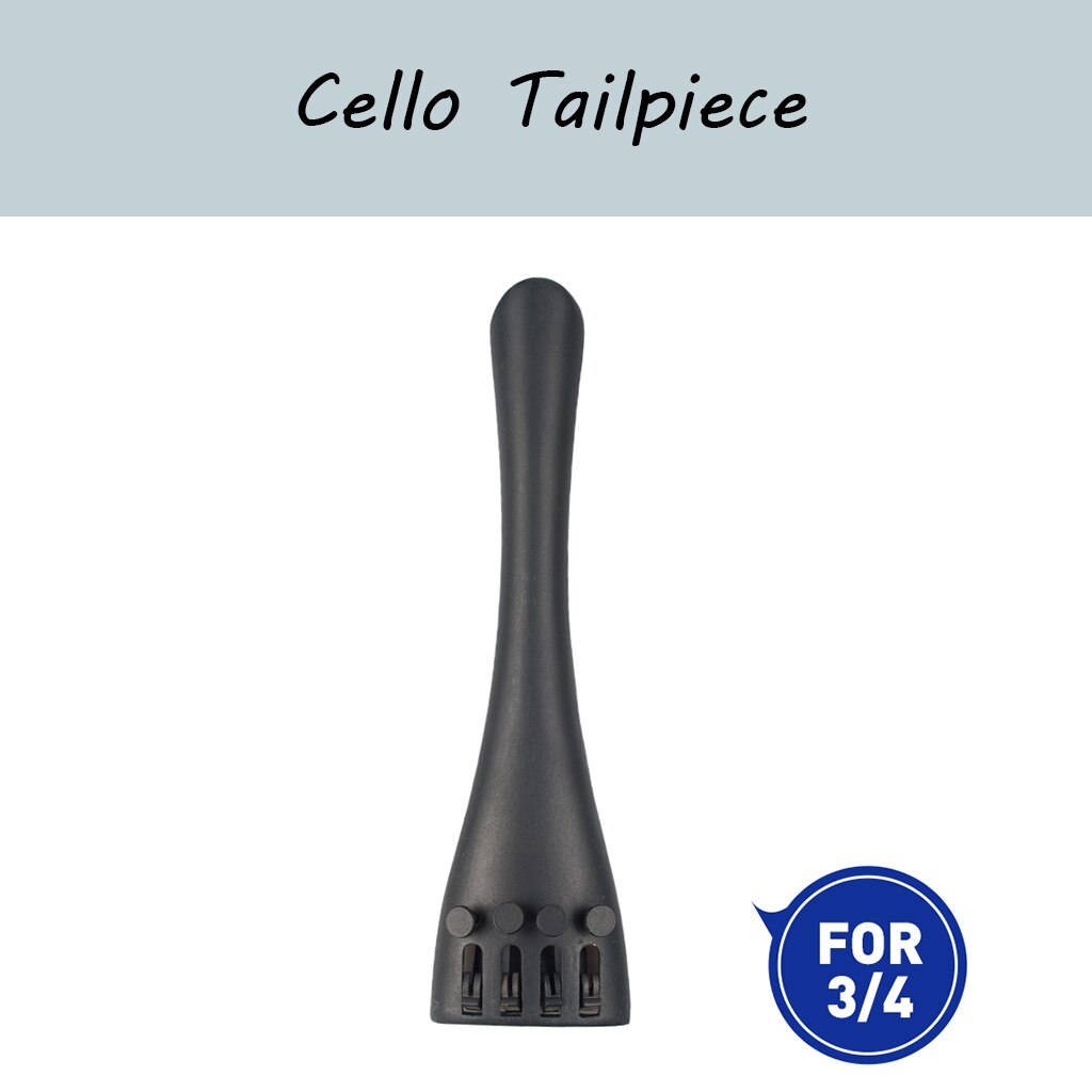 1Pc Cello Staartstuk 3/4 Cello Aluminium Staartstuk W/Vier Fijnstemmers Cello Onderdelen