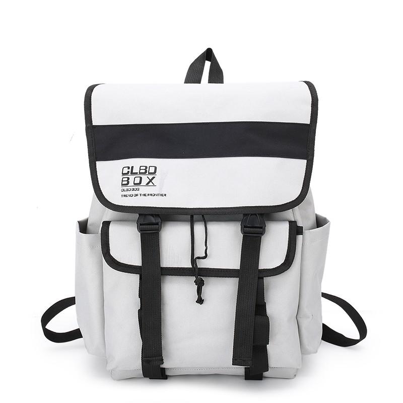 Mode Rugzak Canvas Vrouwen Laptop Rugzakken Sport Schooltassen Voor Tienermeisjes Mochila Schoudertassen: Gray