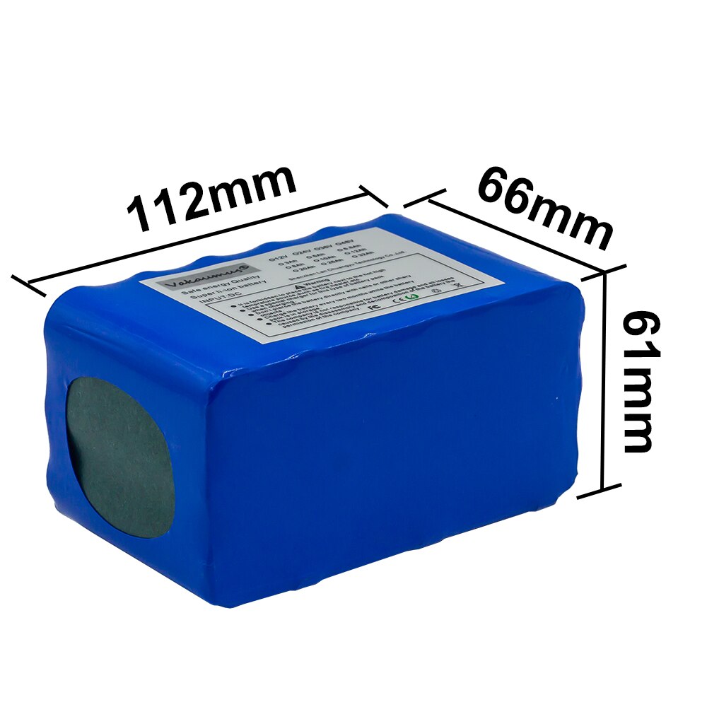 6S3P 24V 10AH Battery Pack 25.2V 10000MAH BMS Electric Bicycle Toy Car 18650 Lithium Ion Battery Pack + Charger Strong Power