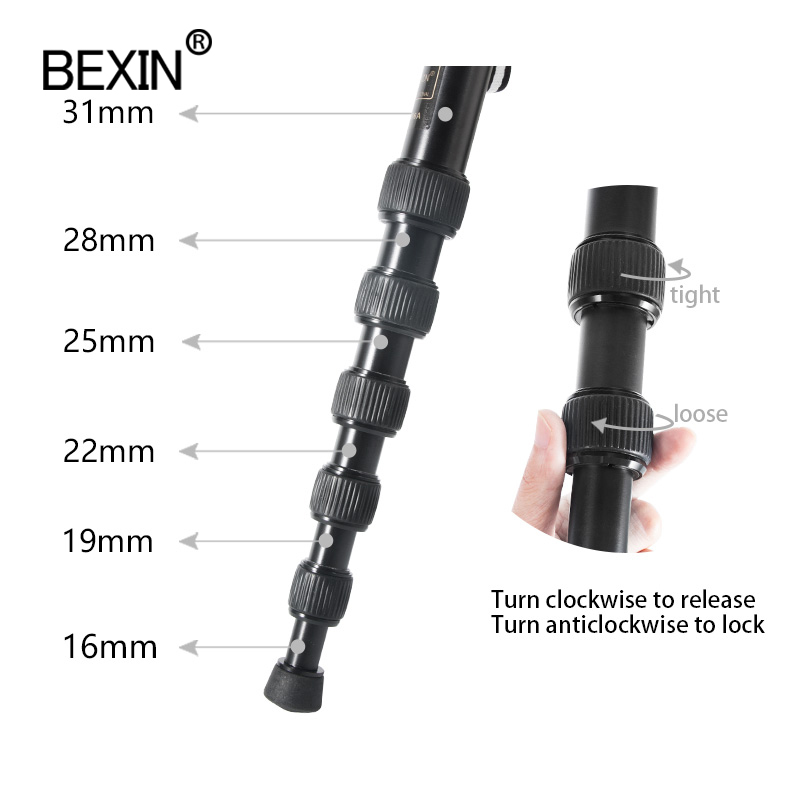 Aluminium monopod camera video stand monopod travel portable tripod monopod photo shooting dslr stick for camera