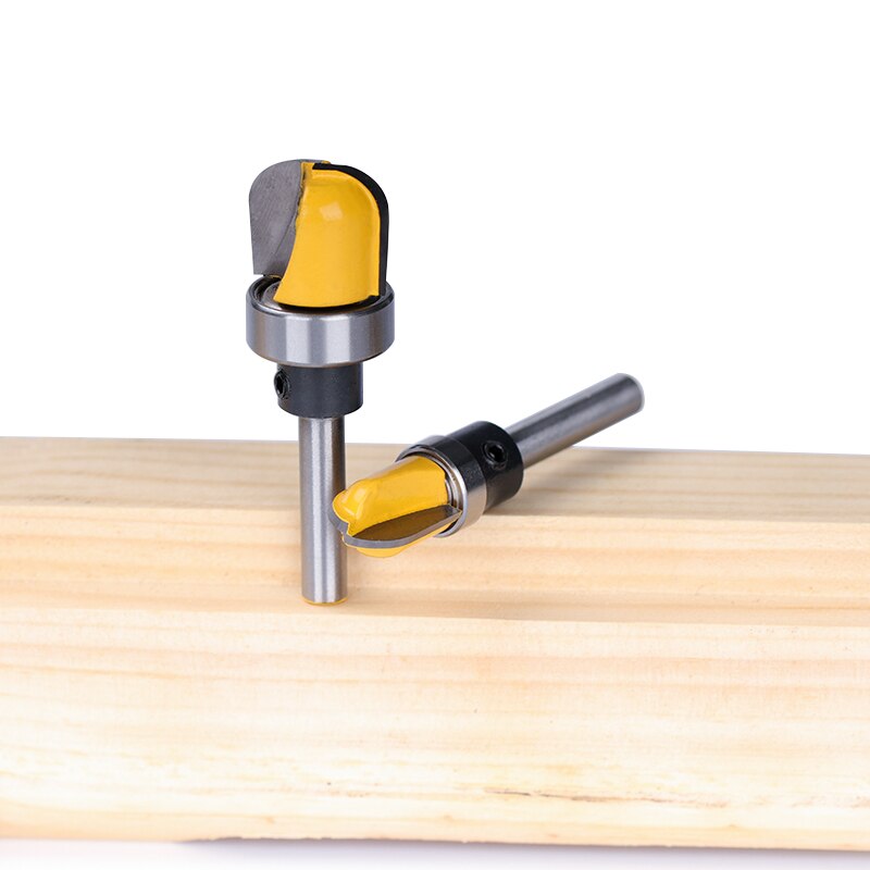 Xcan træfræserbit 6mm skaft 3/4-1/2 diameter skålbakke fræserbit rundnæse fræser til træskæreværktøj