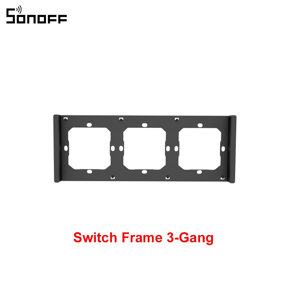 Itead Sonoff M5 Switchman Schakelaar Frame 2/3/4 Gang Aangepast Voor M5-80 Slimme Schakelaar Eenvoudig Te Installeren Pc v0 Montage Doos: Frame 3-Gang