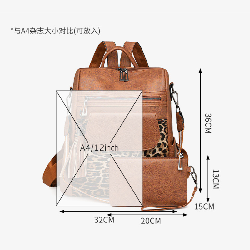 Bolso y bolso de para mujer, mochila grande para mujer, mochila de viaje de cuero PU, bolsos de hombro de para mujer, mochila escolar