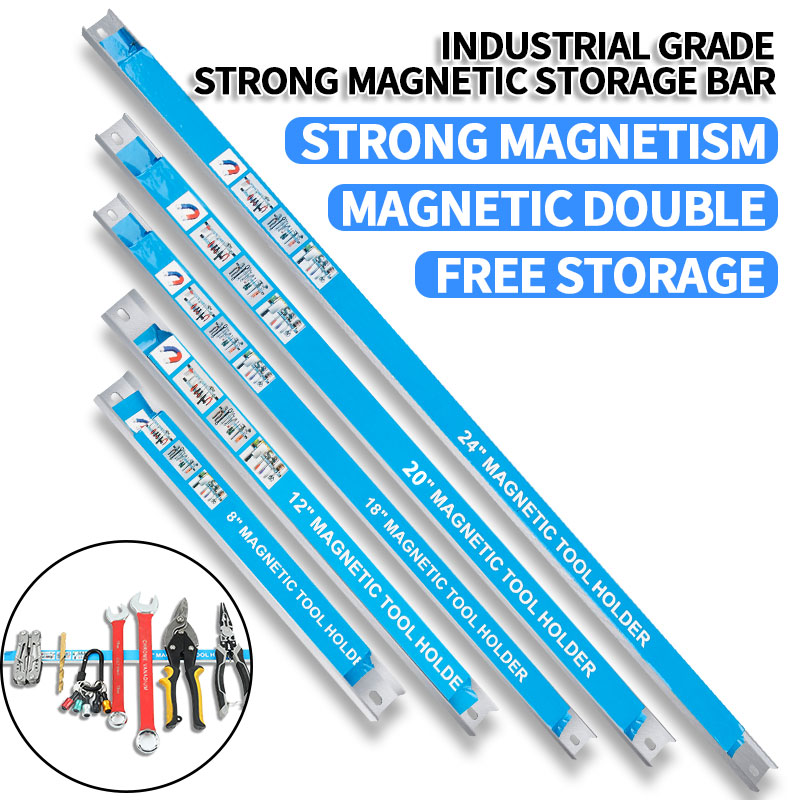 Sterk magnetisch gereedschapsrek hardware keukengerei en ijzeren producten opslag magnetisch krachtrek magnetische magneet magneetstrip