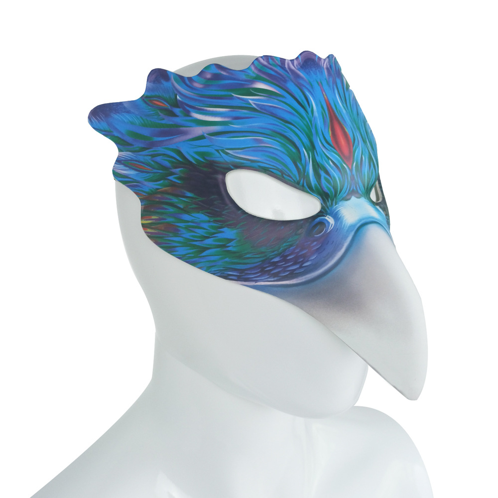 Masque d'oiseau de fantaisie, masade Tim, costume d'Halloween, vêtements de sauna, cosplay, fête, déguisement, corbeau, aigle, phénix, couvre-visage, accessoires