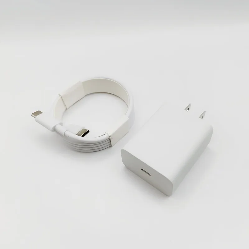 Cargador USB-C rápido PD de 30W para Google Pixel 9A 8A 7A 6A 5 Adaptador de carga de pared Compatible con dispositivos USB-C Cable USB C a C de 1M: US