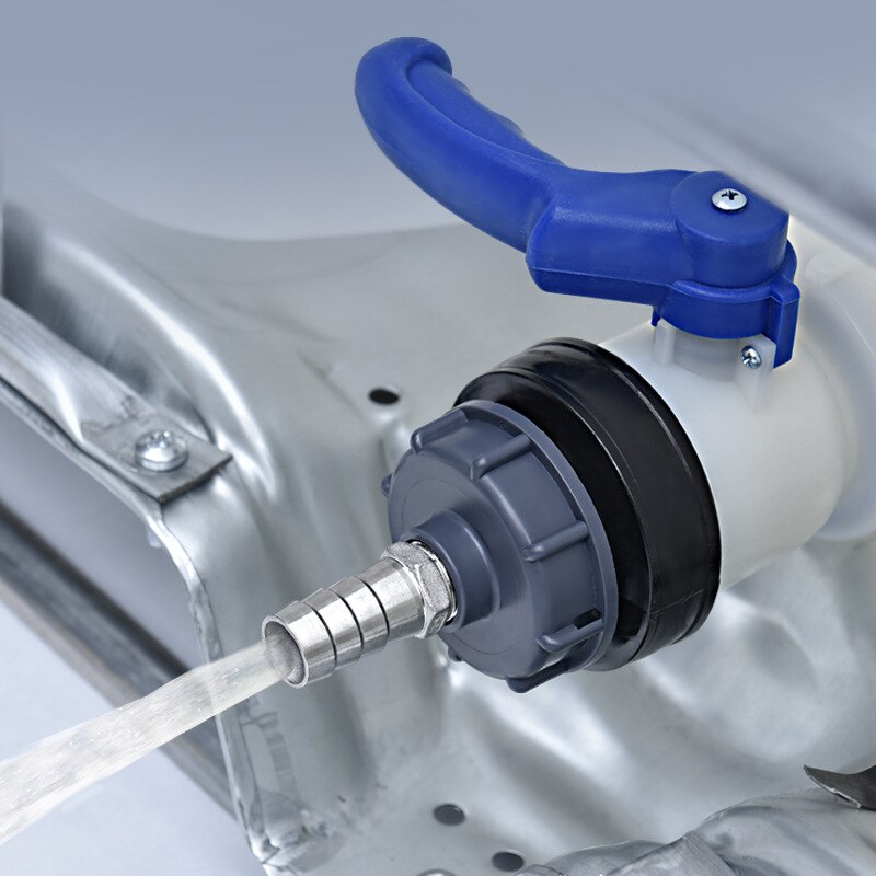 Plastic DN40 Butterfly Valve for IBC Tank Container 1000L Switch IBC Tank Adapter