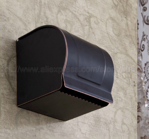 Oil Rubbed Bronze Finish Toilet Paper Holder waterproof Roll Holder,Bathroom tissue box zba302