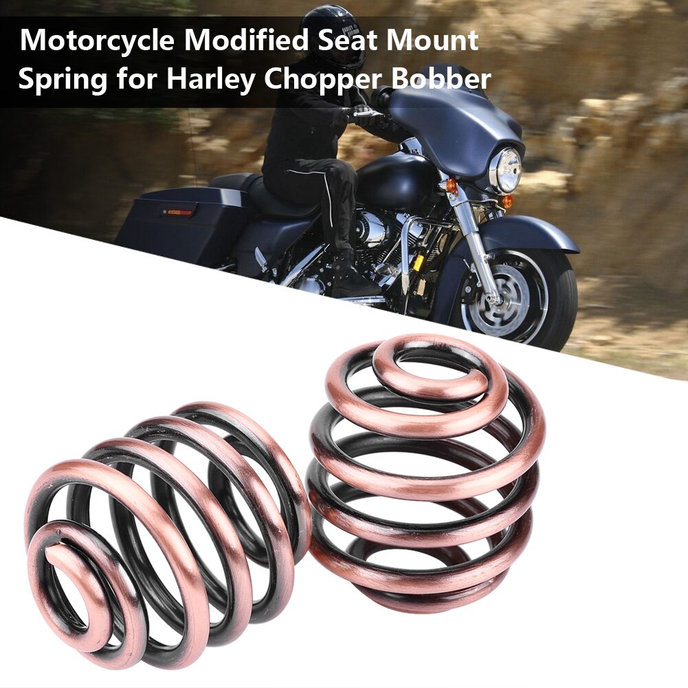 Seat Springs Motorfiets Onderdelen Barrel Opgerolde Solo Seat Springs Mount Lente voor Harley Chopper Bobber Stalen