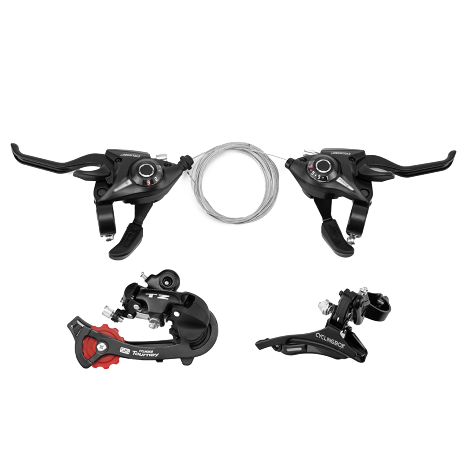 3x7 21 Speed Bicycle Shifter Brake Lever MTB Cycling Handle Derailleur Set Mountain Road Bike Shifter With Shift Cable