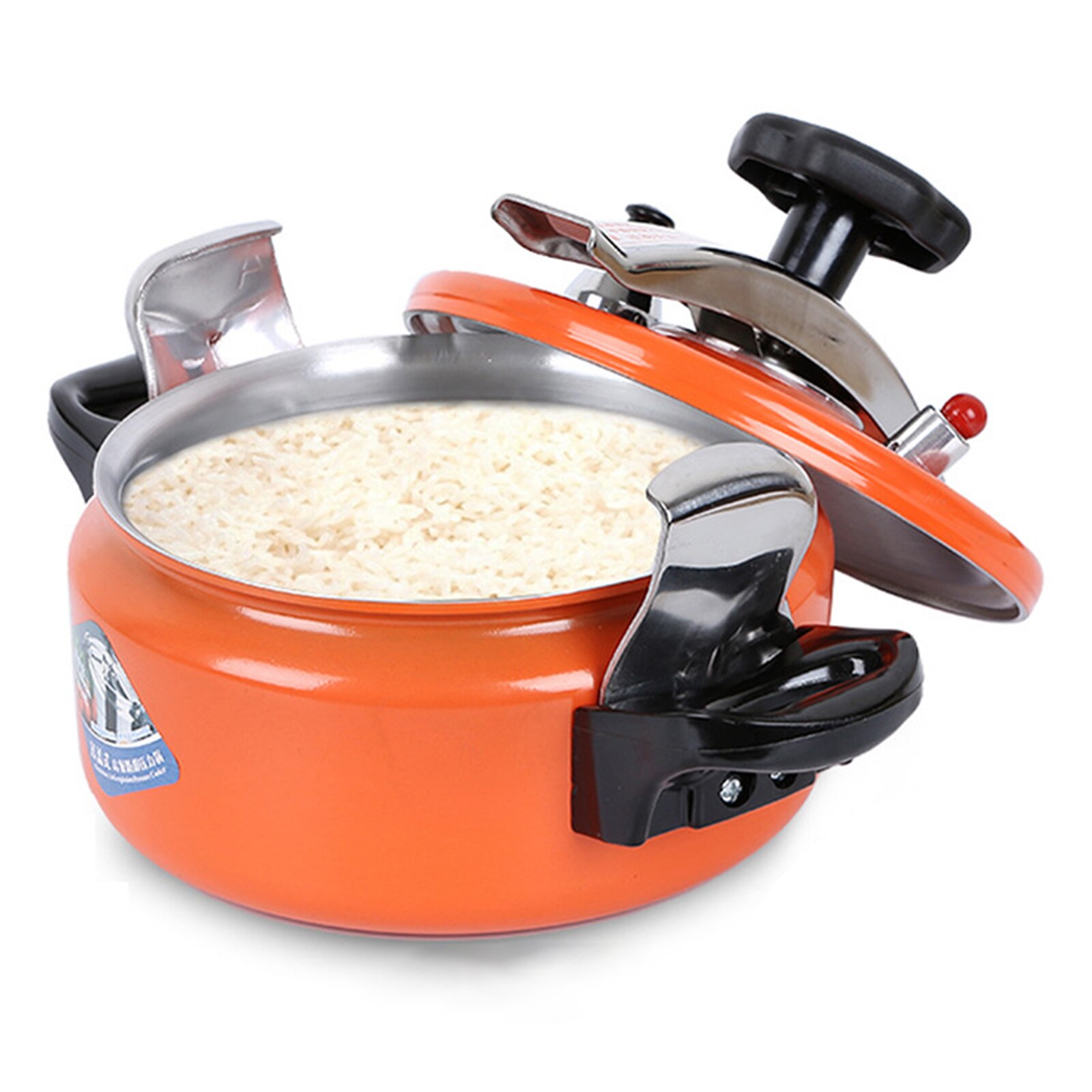 Multi-Functional Pressure Cooker Aluminum Explosion-Proof Soup Rice Cooking Slow Cooker Outdoor Camping Picnic Pot Cookware
