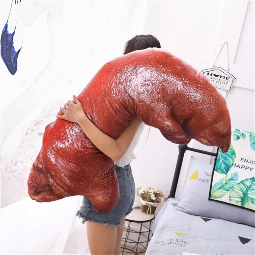 20CM + 50CM cochon Simulation trotters coussin drôle mignon oreiller amusant garantie jouet 3D Simulation cochon sabot oreiller coussins jouets en peluche