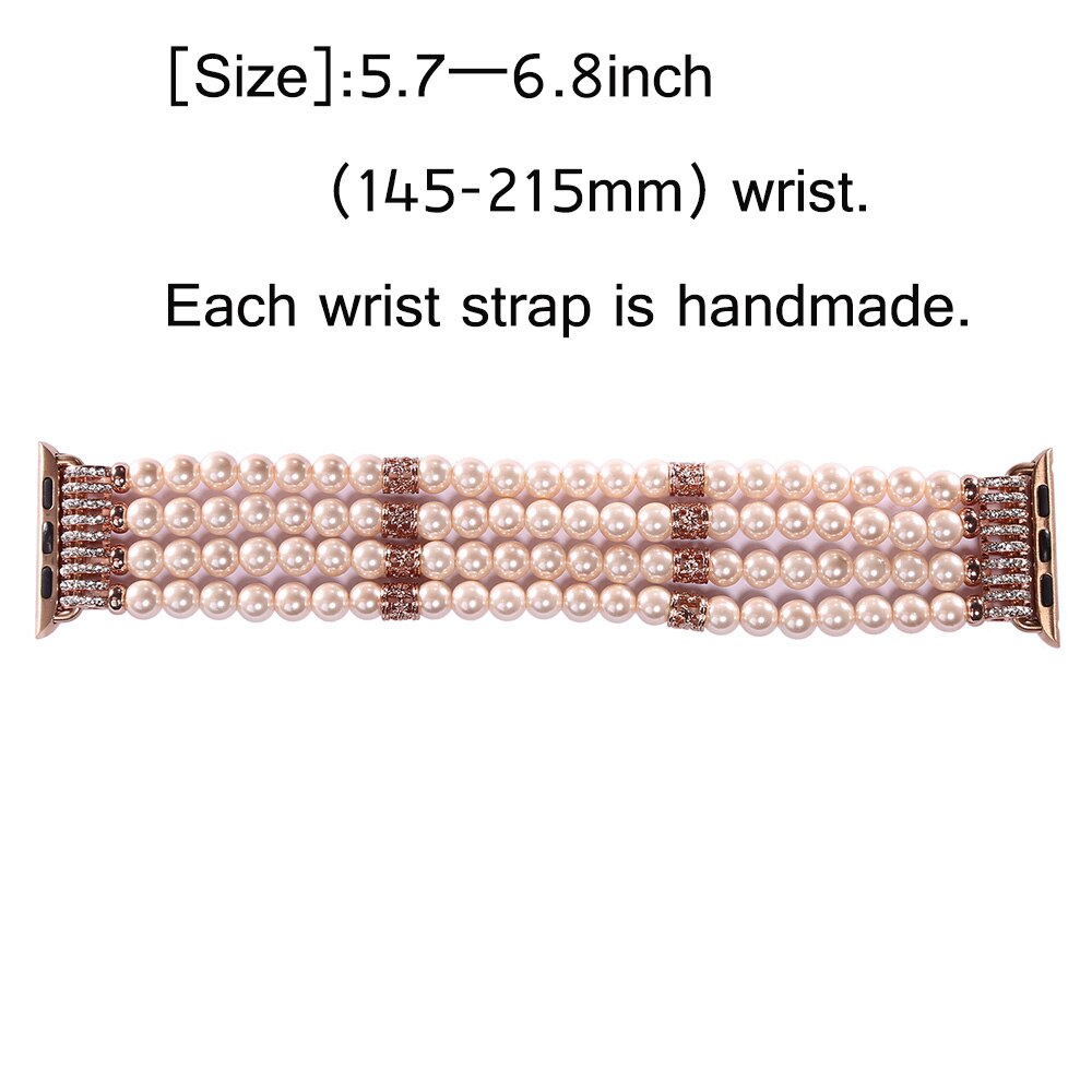 Pearl Strap Voor Apple Horloge Band 7 4 5 6 Se 44Mm 40Mm 41Mm 45Mm Multicolor armband Voor Iwatch Serie 3 2 38Mm 42Mm Accessoires