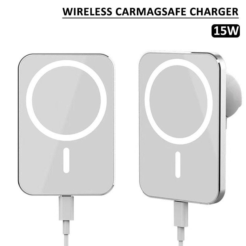 15W Magnetic Car Wireless Charger - for iPhone 12 Series - Air Vent Mount - Fast Charging