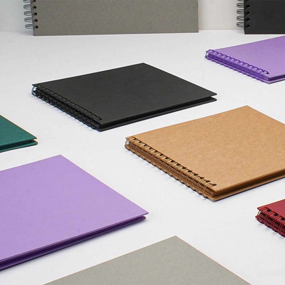 Collect Book Kraft Paper Scrapbook Graffiti Photo Album Multifunction Simple Card Book Wedding Photo