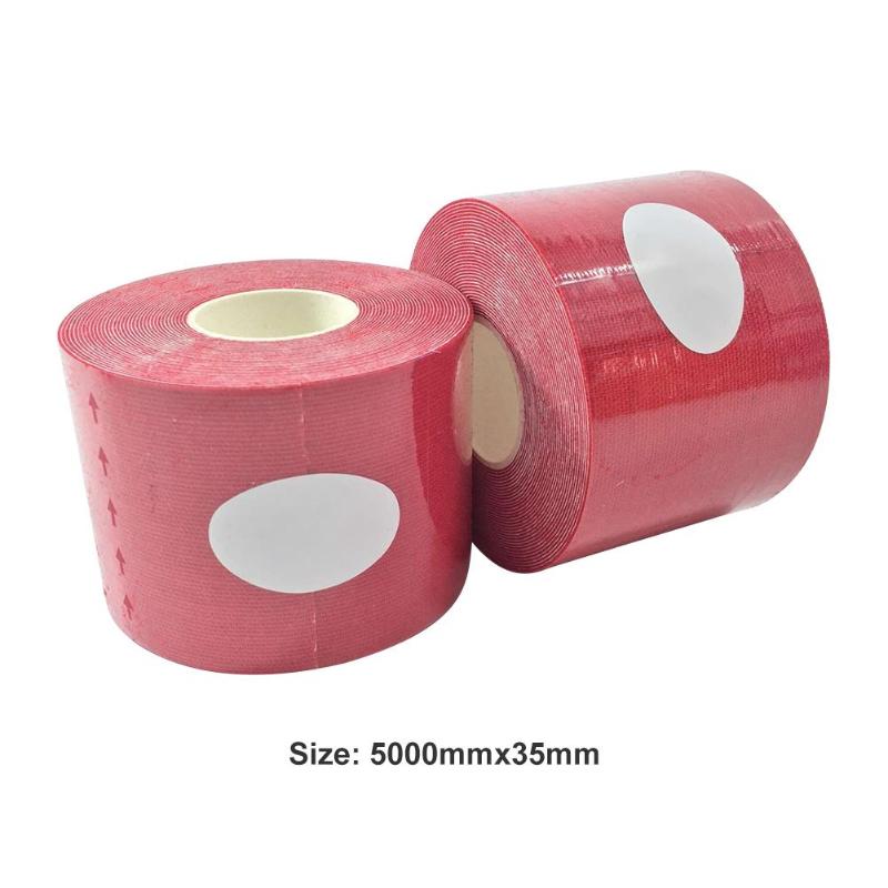 Sport selvklæbende tape klassisk delikat 1 rulle elastisk bomuld selvklæbende wrap tape sport gym fitness bandage pads: 08