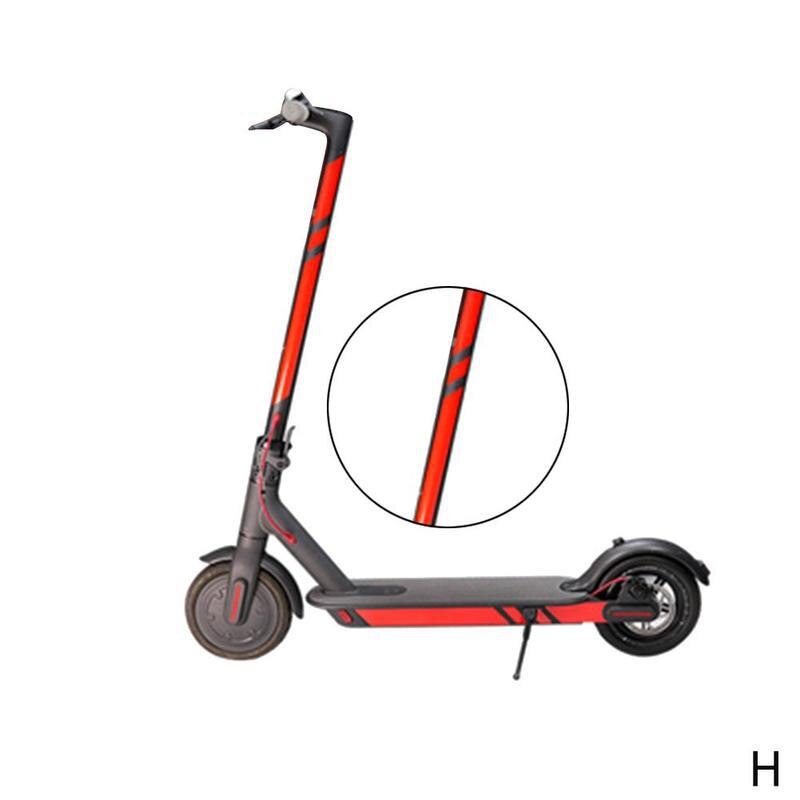 Electric Scooter Sticker Reflective Bike Bicycle Stickers Tape Night Riding Pedal Reflective Stickers For Xiaomi Mijia M365: H