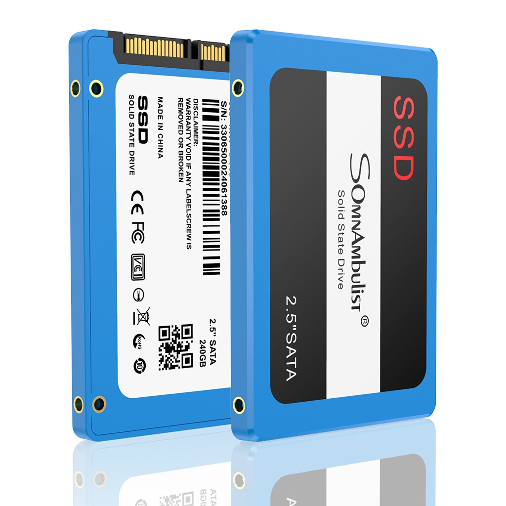 Plastic Blauw 240Gb Interne Solid State Drive Sata 3 Draagbare Harde Schijf Sata 2.5 Solid State Drive Voor Laptop 240Gb