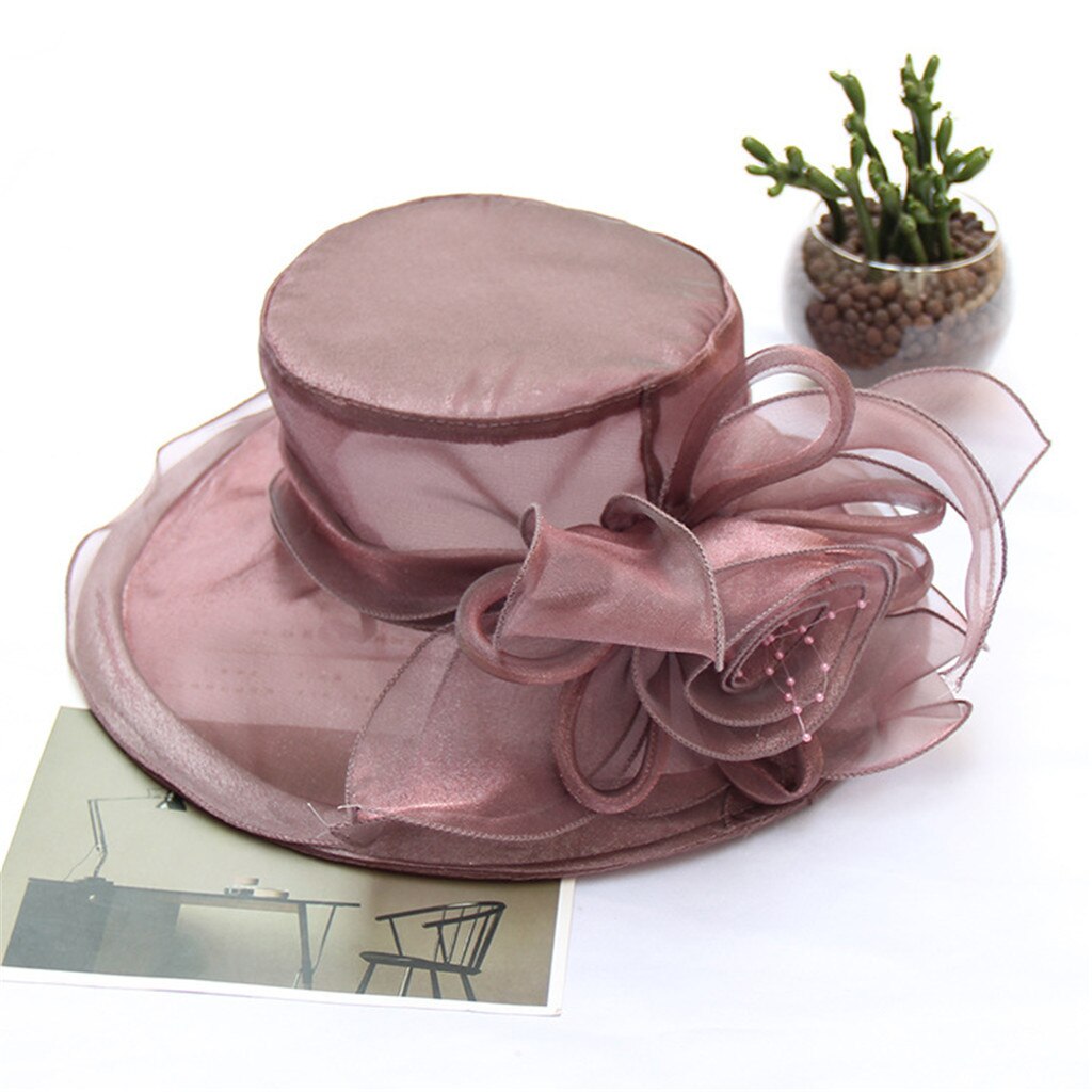 Pink Brides Hats Church Kentucky Daily Cap Fascinator Bridal Tea Party Wedding Hat Ladies Womens Hat