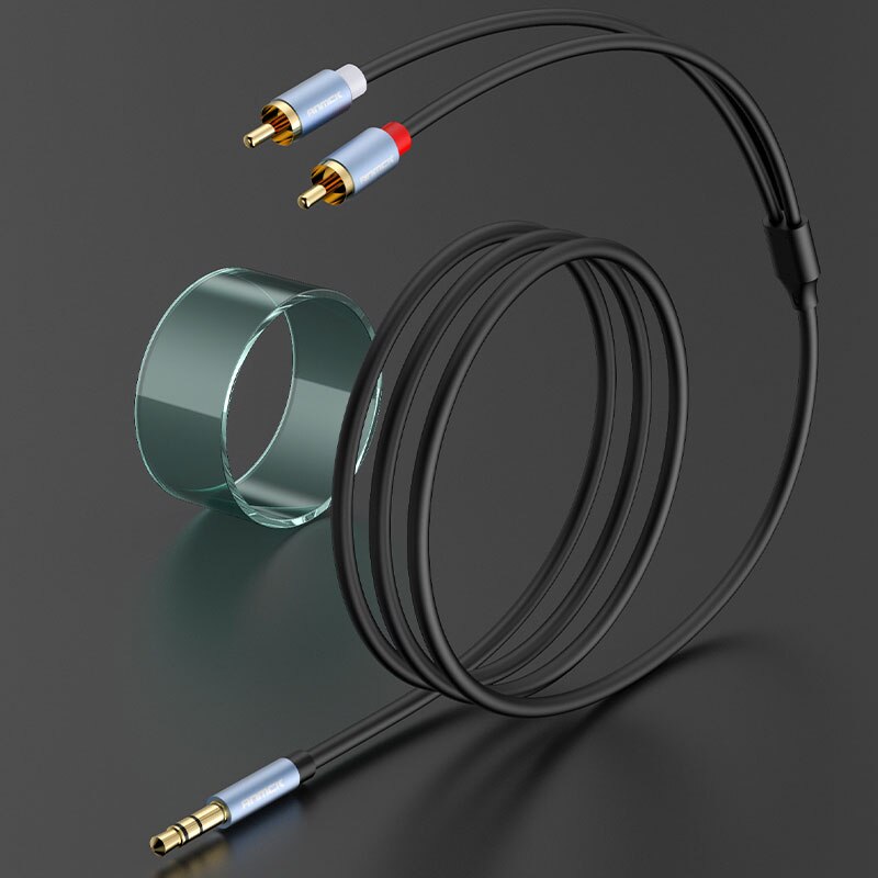 Anmck Audio RCA Cable Jack 3.5mm to 2 RCA Wire AUX Cables Adapter For Computer Amplifiers TV Box Speaker Cord 8m 10m 15m 20m
