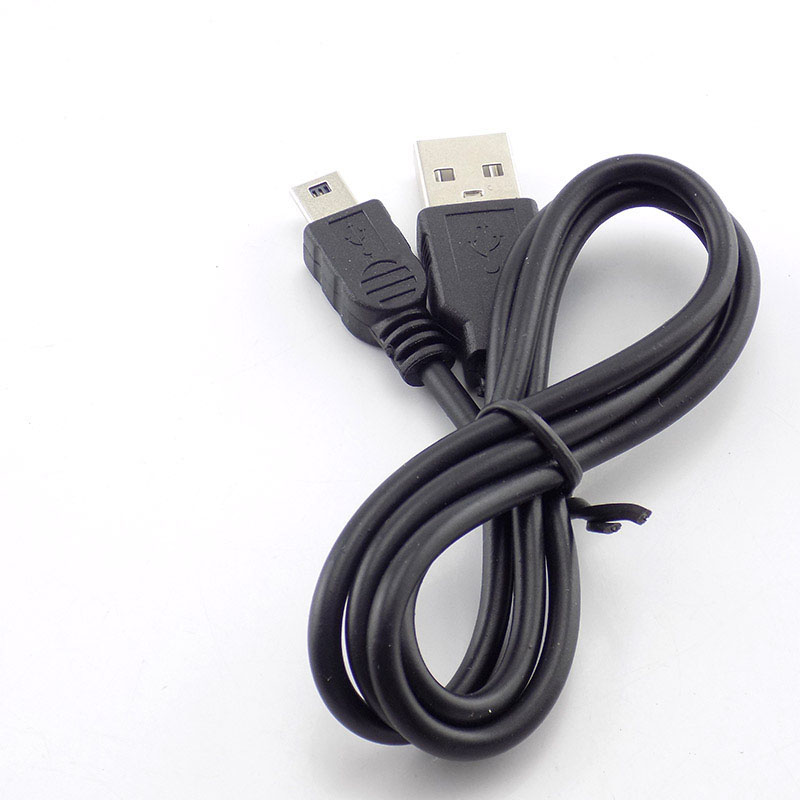 Mini USB 2.0 A mannelijk naar Mini 5-pins mannelijk B-connector Datasynchronisatie Oplaadkabel Snoeradapter verlenging Laadsnoer Lijndraden