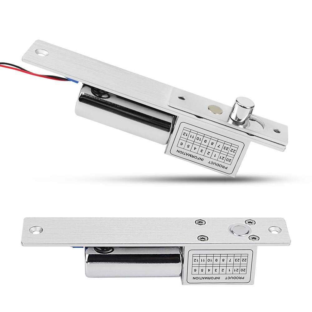 Fail Safe 12V Electric Bolt Lock Low Temperature Electronic Mortise Door Lock with Time Delay for Security Access Control System