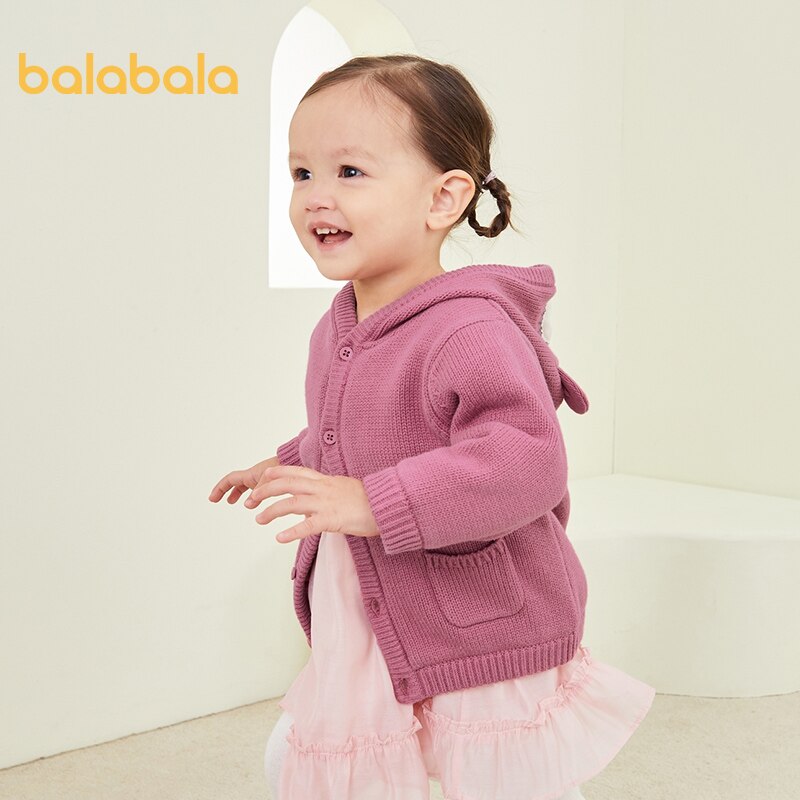 Balabala Meisje Jassen Baby Casual Jassen Jongens Winter Gebreide En Fluwelen Warm Cartoon Truien