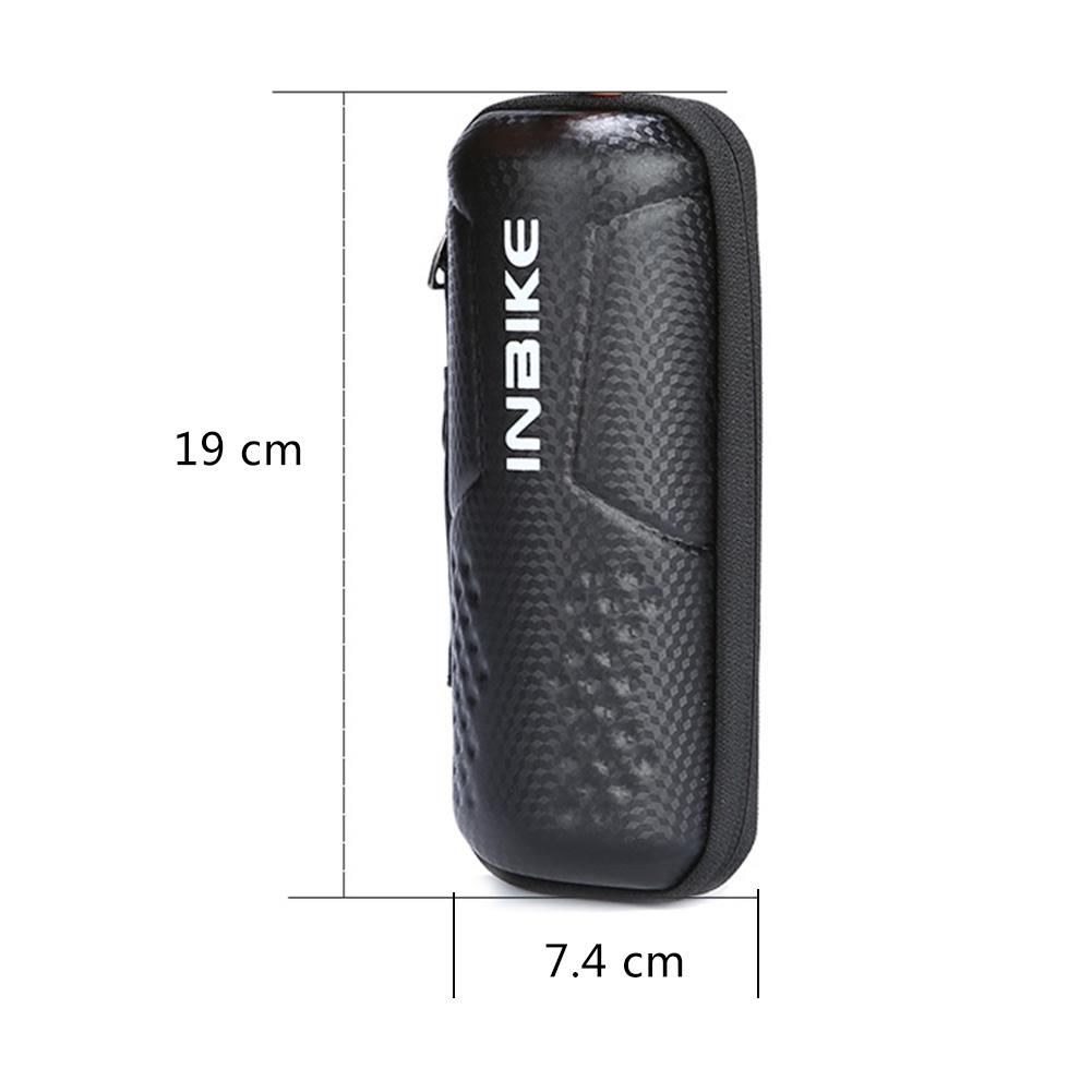 For INBIKE Cycling Tool Capsule Box PU Leather Bag Repair Tools Kit Pouch MTB Road Bike Storage Boxes Bicycle Pannier Tool Bag