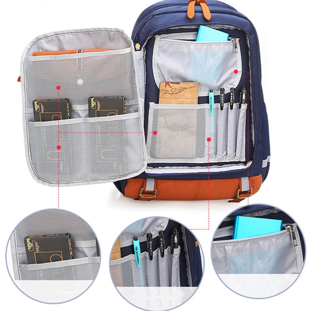 Kids School Bags Orthopedic Backpack Schoolbag Waterproof Nylon School Bags For Girls Boys Children Backpacks Mochila Escolar