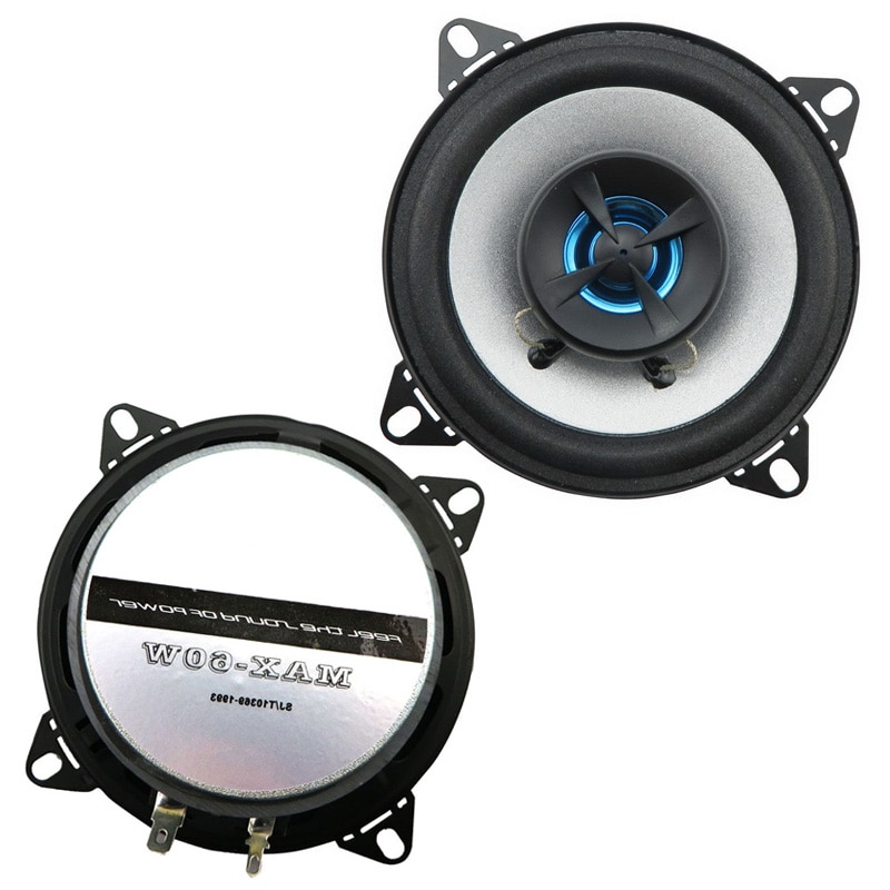 1 paar 4 inch 2 manier 2x60 w coaxiale auto speaker gemeenschappelijke alle voertuigen auto Speaker Automotive auto stereo speaker