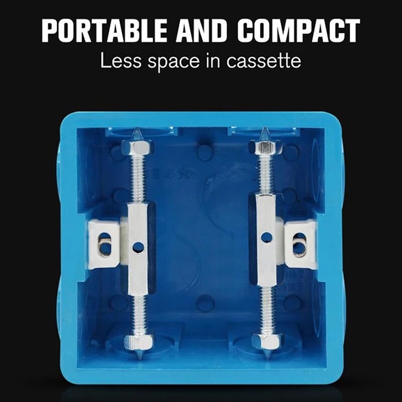 Tornillos de Cassette para enchufe, soporte de barra, caja de interruptor de montaje en pared, herramienta de reparación de accesorios eléctricos DTT88