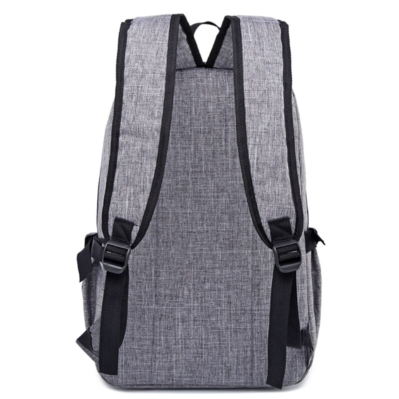 Zenbefe grå rygsække skoletaske til drenge studerende tilbage til skolen rygsæk åben skole bærbar taske rejse rygsæk