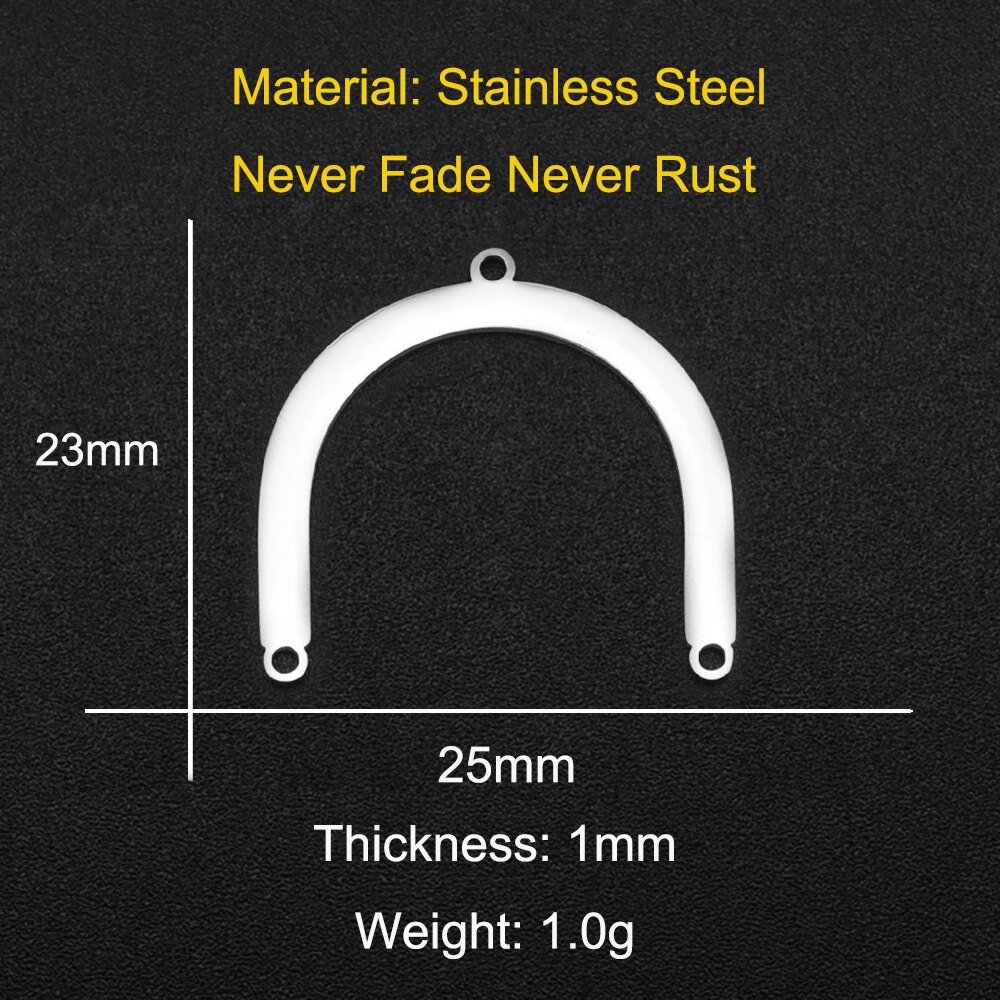 5 pz/lotto 316 in Acciaio Inox Geometrica Fiore suola FAI DA TE Orecchino Connettore di Fascino tutto'ingrosso OEM ordine Acettato Prezzo di Fabbrica: Rosa colore Oro