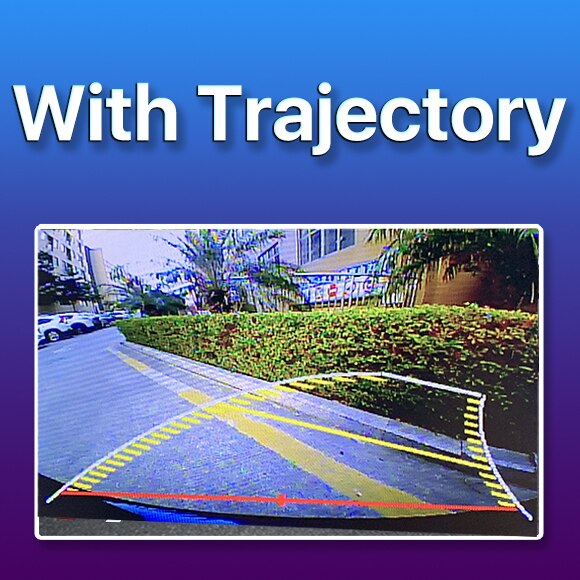 Dynamic Track Car Rear View Camera For Nissan Qashqai X-Trail Geniss Pathfinder Dualis Sunny Juke Car Parking Camera: Trajectory Camera